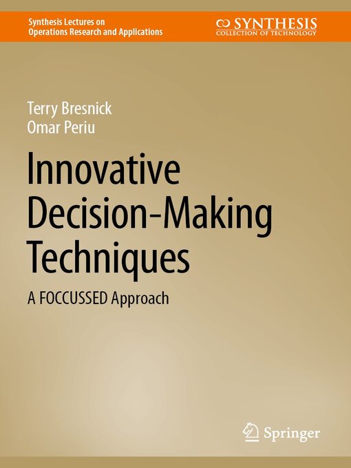 Cover image for Innovative Decision-Making Techniques